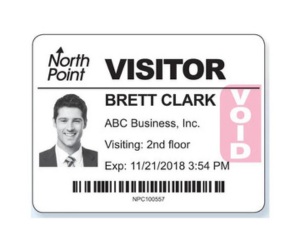 Visitor Security Labels for Access Control